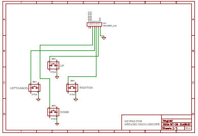 図7、キーパッド基板の回路図