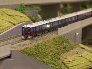 阪急電車の模型