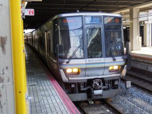 京都駅で撮影した223系車両
