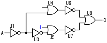 図31、図30の回路からU2を省いた回路