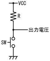 図14、スイッチの状態を出力電圧から読み取るための回路
