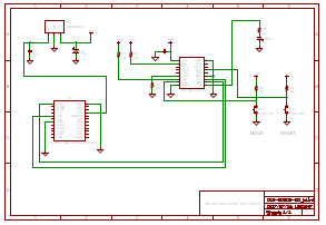 図13、ESP-WROOM-02でLチカの試験をするための回路