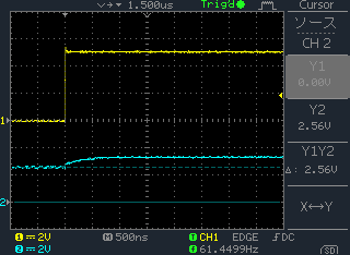 図28、/CS信号のレベル変換前後の波形