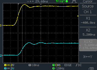 図40、74HC4050の入出力波形
