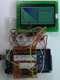 写真11、Arduino Mega 2560で実行した例