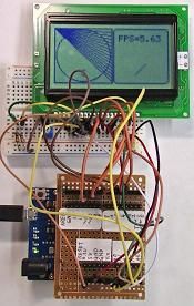 写真12、Arduino Leonardoで実行した例