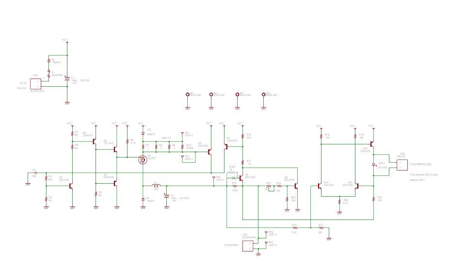 図1、ニッケル水素充電器の回路図