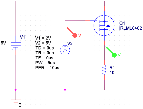 図25、MOS-FETによるスイッチング回路