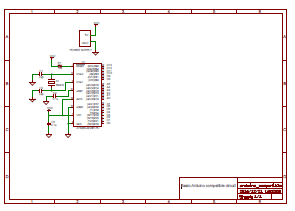 図7、ATmega328P-PUをArduino互換機として使用する場合の基本回路