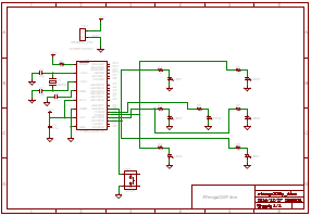 図10、Arduino互換機を搭載した電子サイコロの回路図