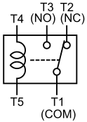 図4、リレーの回路記号