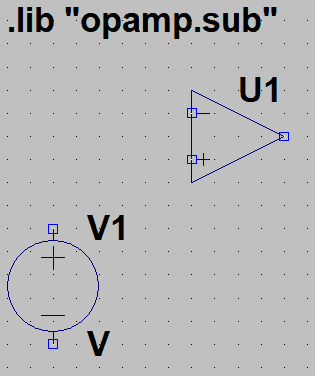 図10、voltageを回路図中に配置している様子